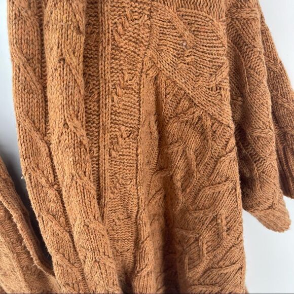 MM Couture Miss Me short sleeve sweater cable knit cardigan  wool large EUC - Picture 3 of 16